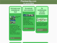Tablet Screenshot of plantaardig.com